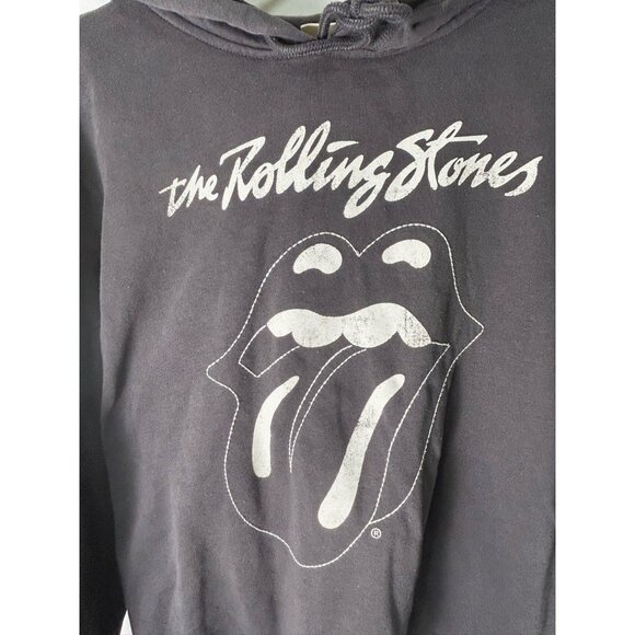 Rolling Stones 1989 North American Tour Hoodie Graphic Band Sweatshirt Gray M - Picture 5 of 6